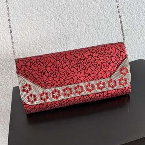 Women's Red Clutch